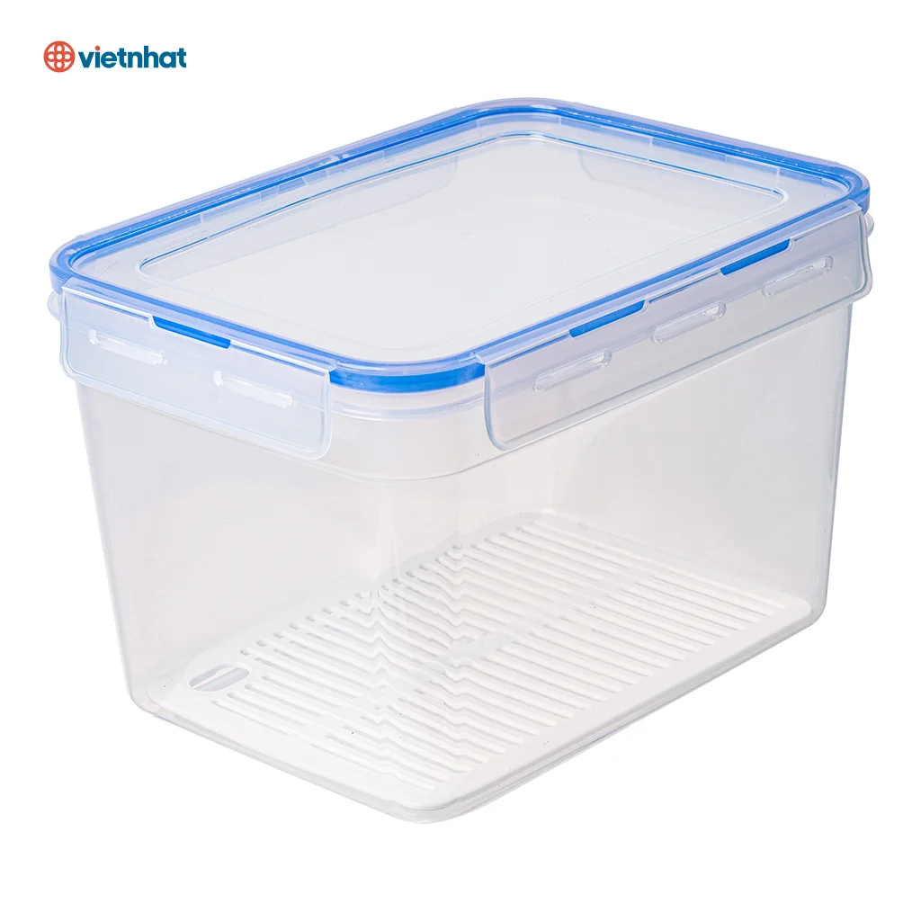Hộp Thực Phẩm Chữ Nhật 7000Ml - Nhựa Việt Nhật Miền Bắc