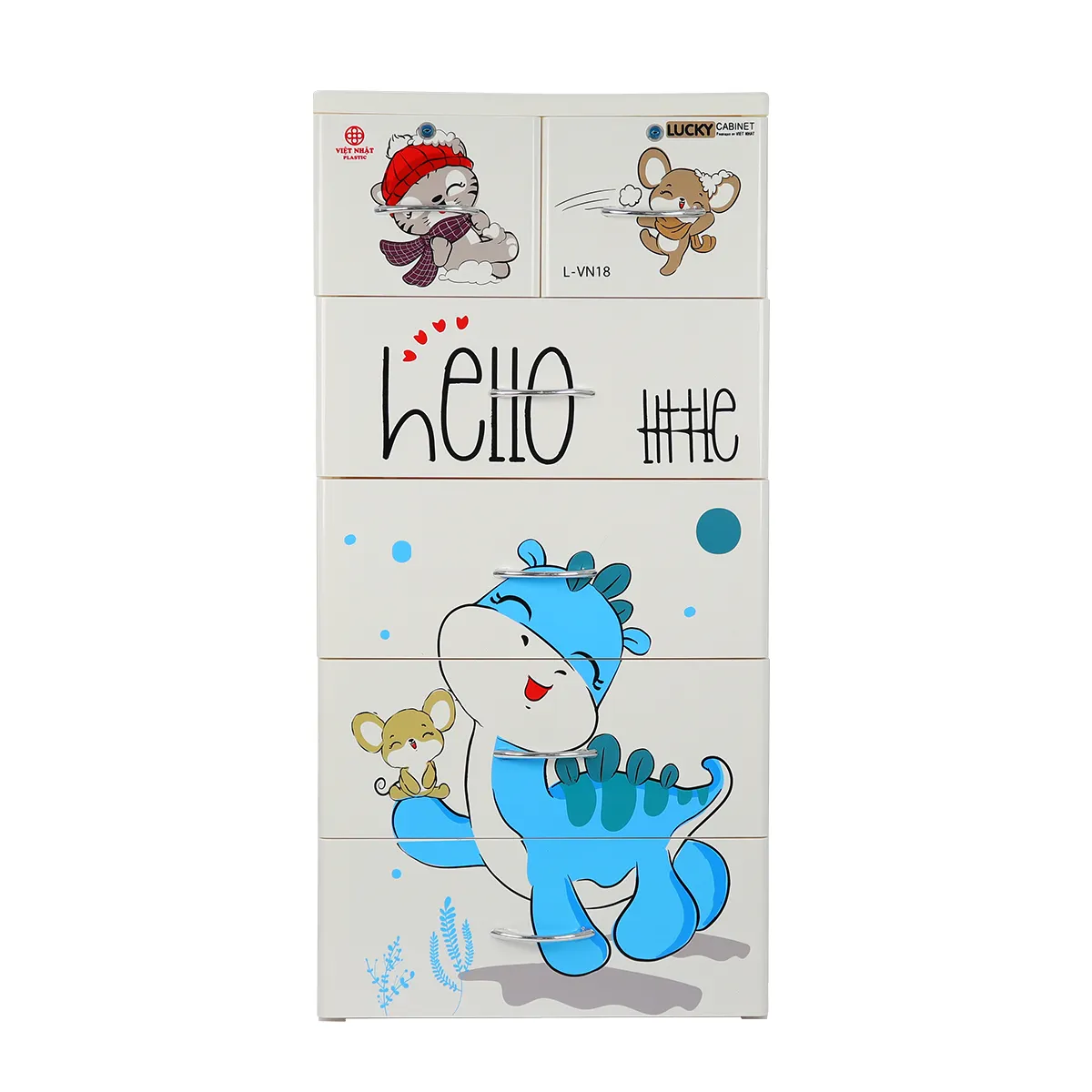Tủ Lucky 5T - Khủng Long - Nhựa Việt Nhật Miền Bắc