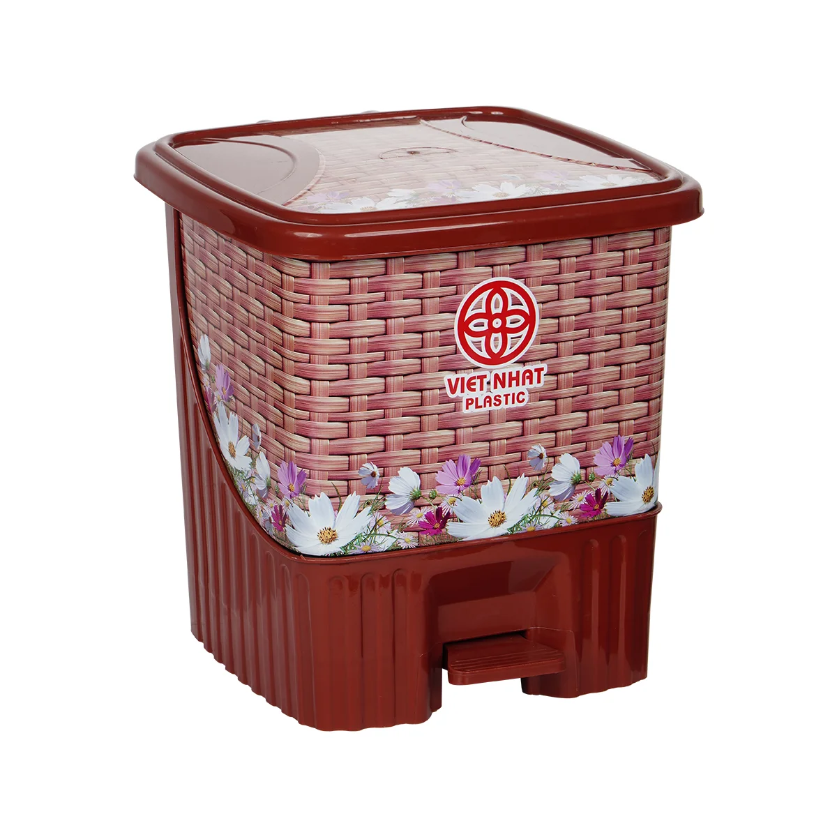 Bật Rác Vuông Mây - Nhựa Việt Nhật Miền Bắc