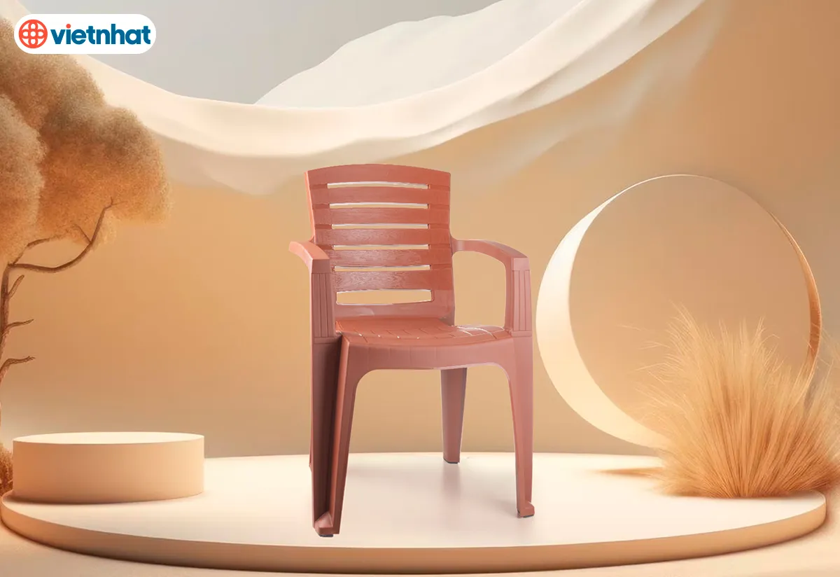 Ghế Bành Nhật 6 Nan - Nhựa Việt Nhật Miền Bắc