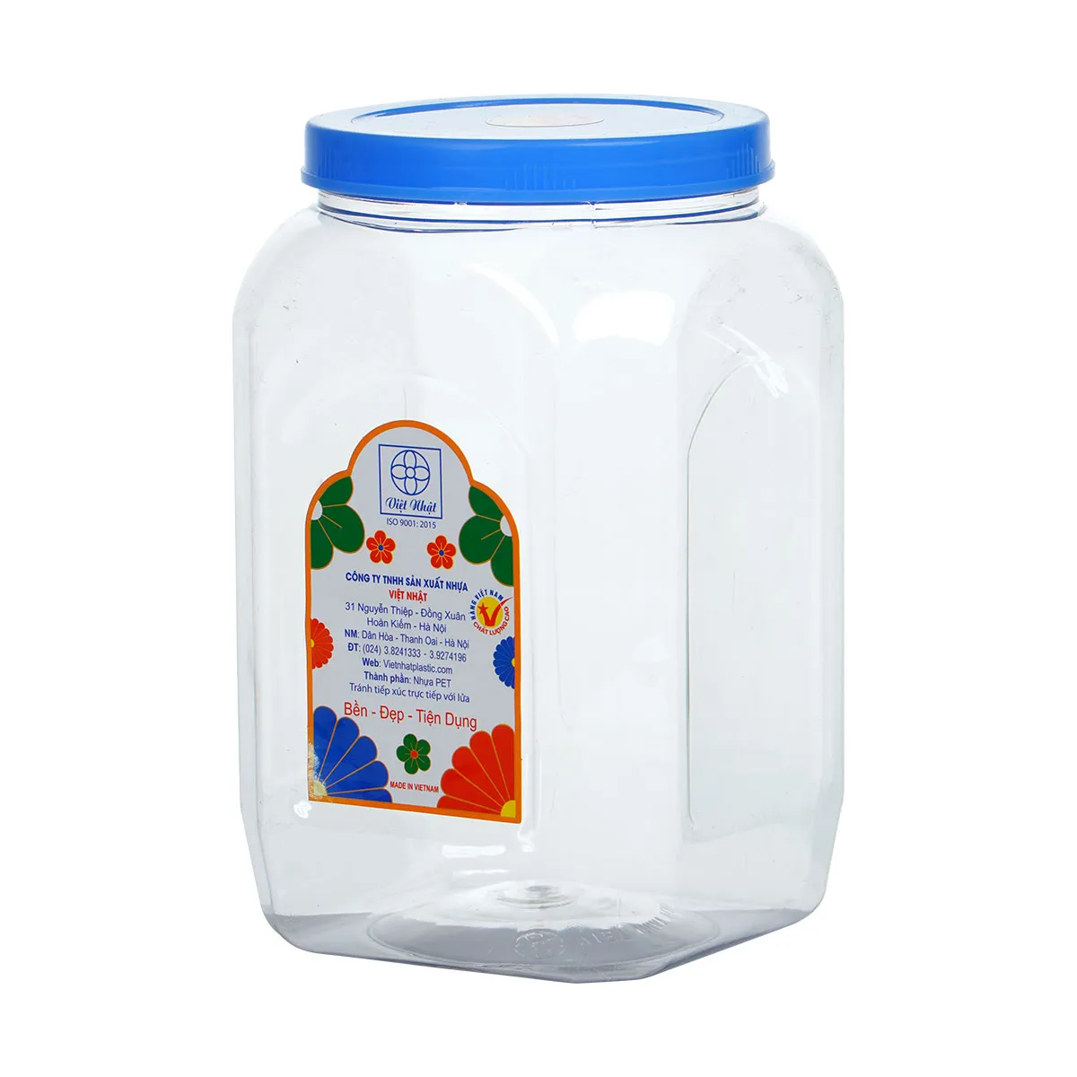 Lọ Keo Vuông 3.5Kg P99 - Nhựa Việt Nhật Miền Bắc