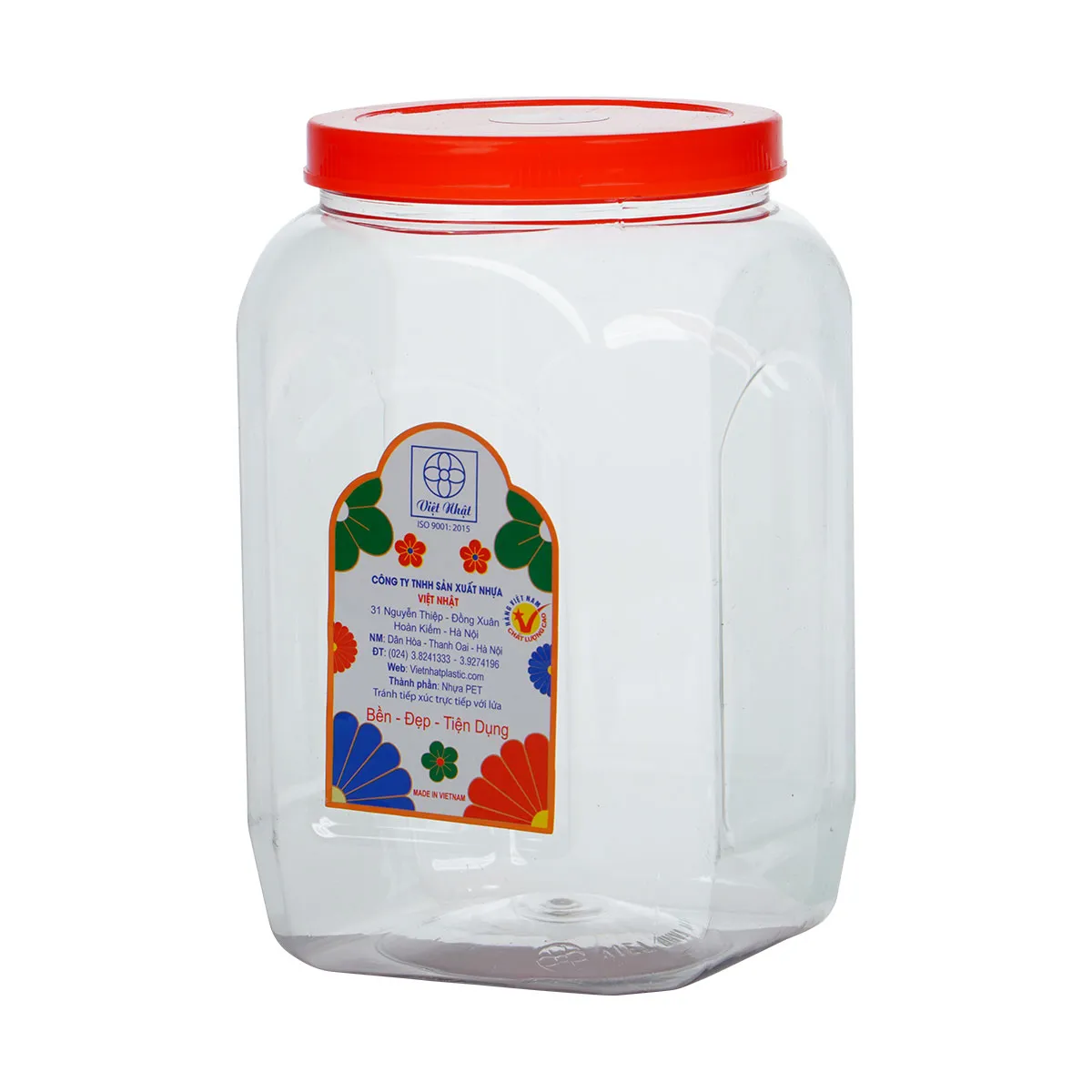 Lọ Keo Vuông 3.5Kg P99 - Nhựa Việt Nhật Miền Bắc