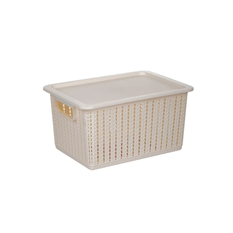 Rổ Đan Nắp 3415-1N - Nhựa Việt Nhật Miền Bắc
