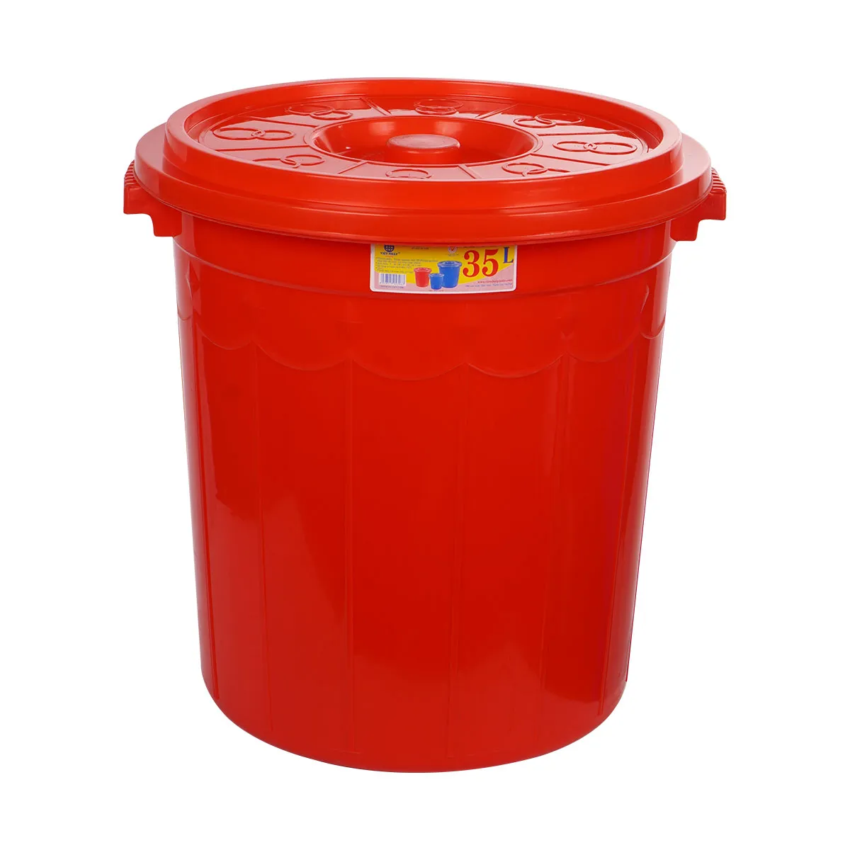 Thùng 35 Có Nắp - Nhựa Việt Nhật Miền Bắc