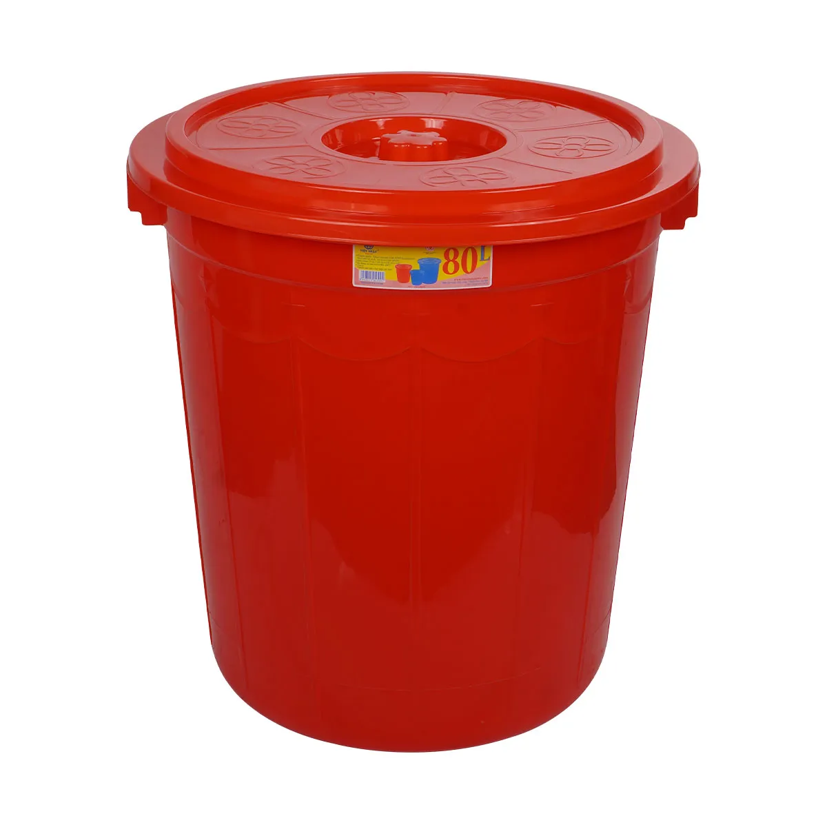 Thùng 80L Có Nắp - Nhựa Việt Nhật Miền Bắc