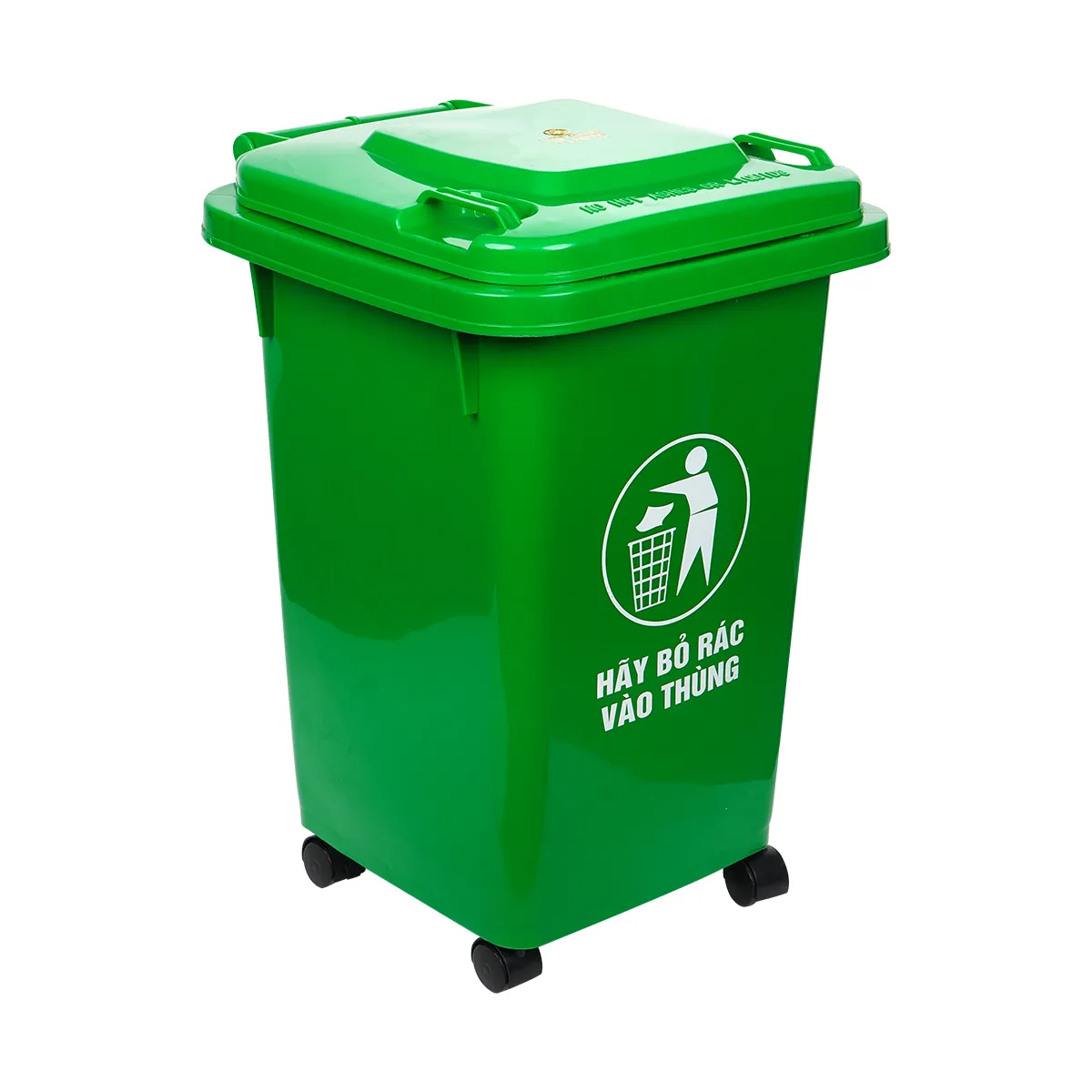 Thùng Rác Có Bánh Xe 60L - Nhựa Việt Nhật Miền Bắc