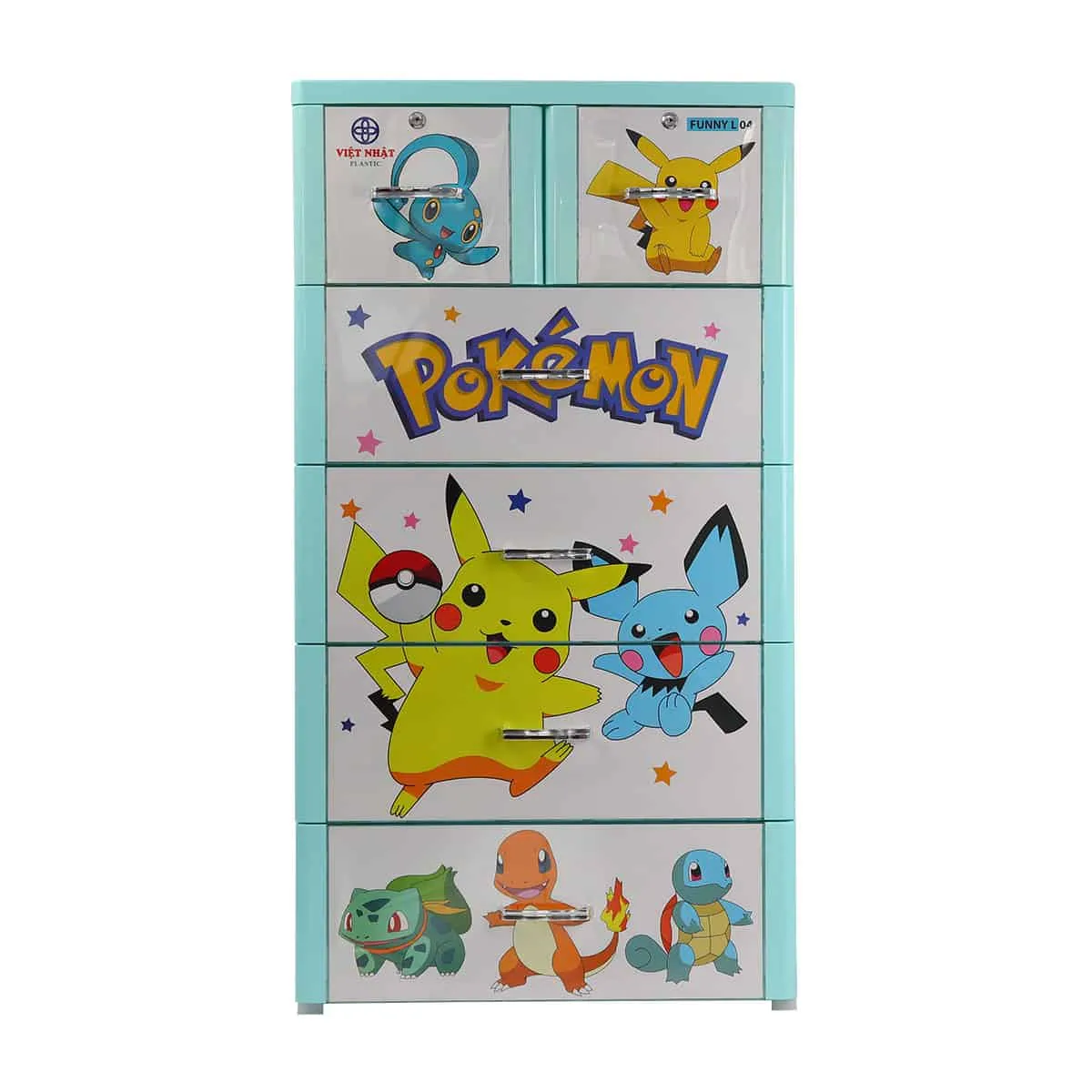 Tủ Funny 5T - Pokémon - Nhựa Việt Nhật Miền Bắc