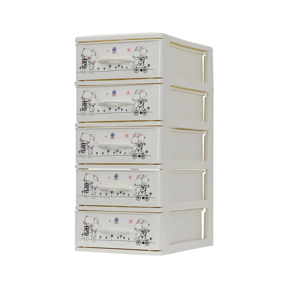 Tủ Hoa Bé 5T - Nhựa Việt Nhật Miền Bắc