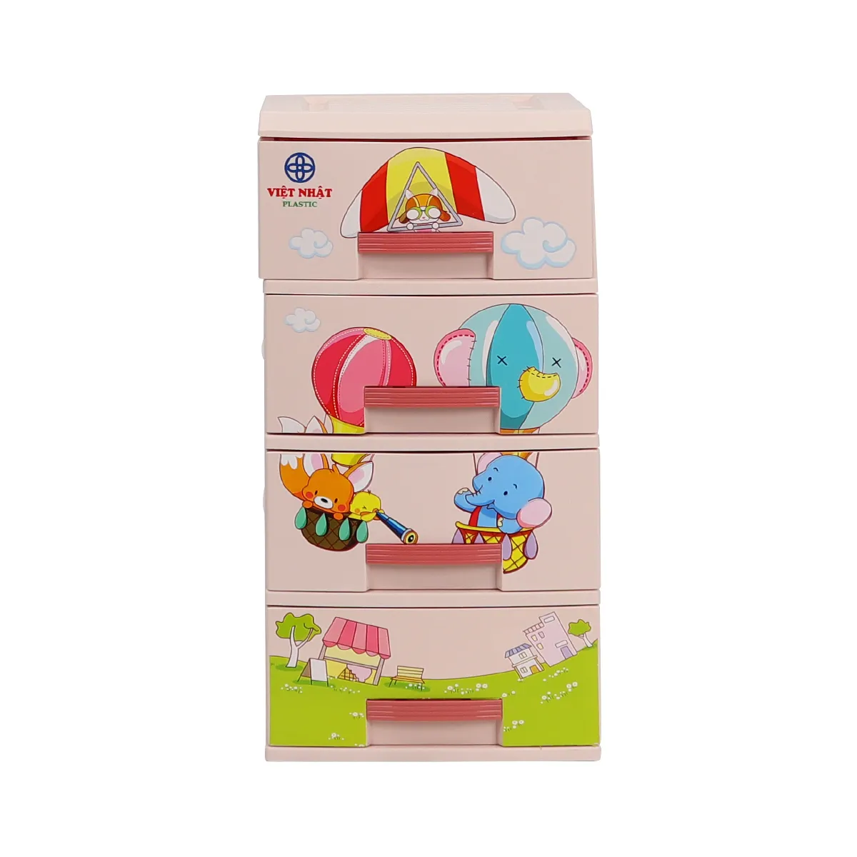Tủ Kitty 4T - Nhựa Việt Nhật Miền Bắc