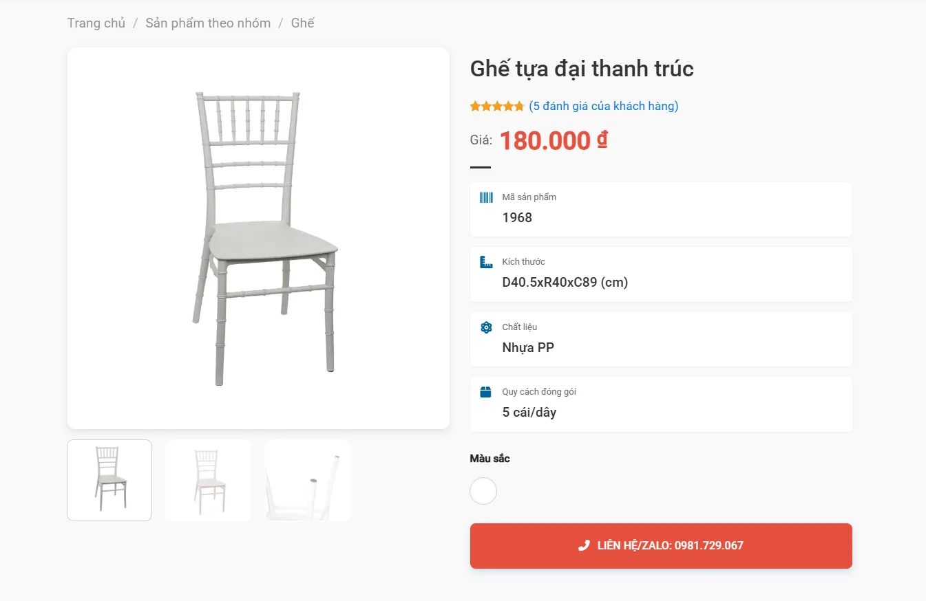 Ghế Tựa Đại Thanh Trúc - Lựa Chọn Hàng Đầu