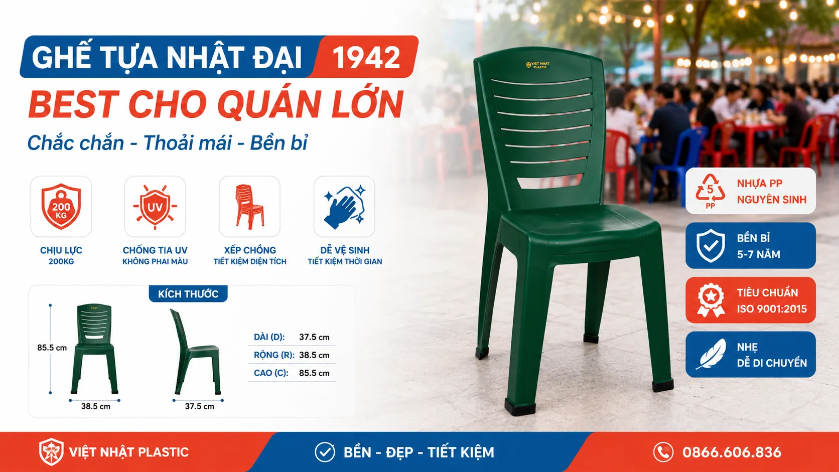 Ghế Tựa Nhật Đại (1942) - Best Cho Quán Lớn
