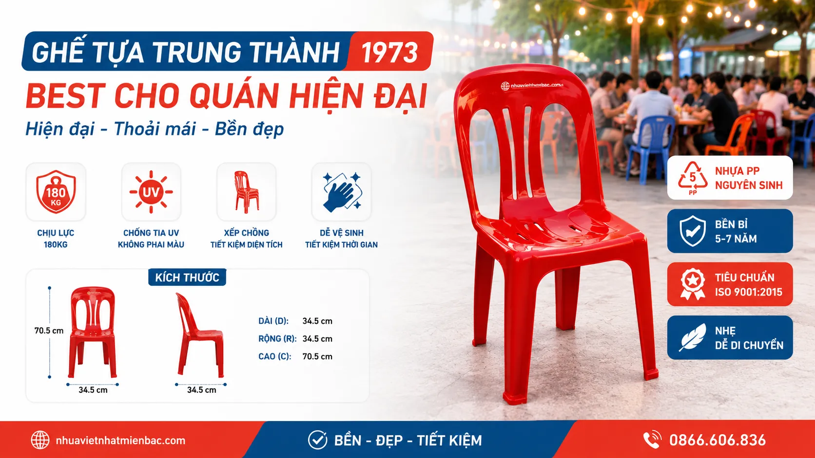 Ghế Tựa Trung Thành (1973) - Best Cho Quán Hiện Đại
