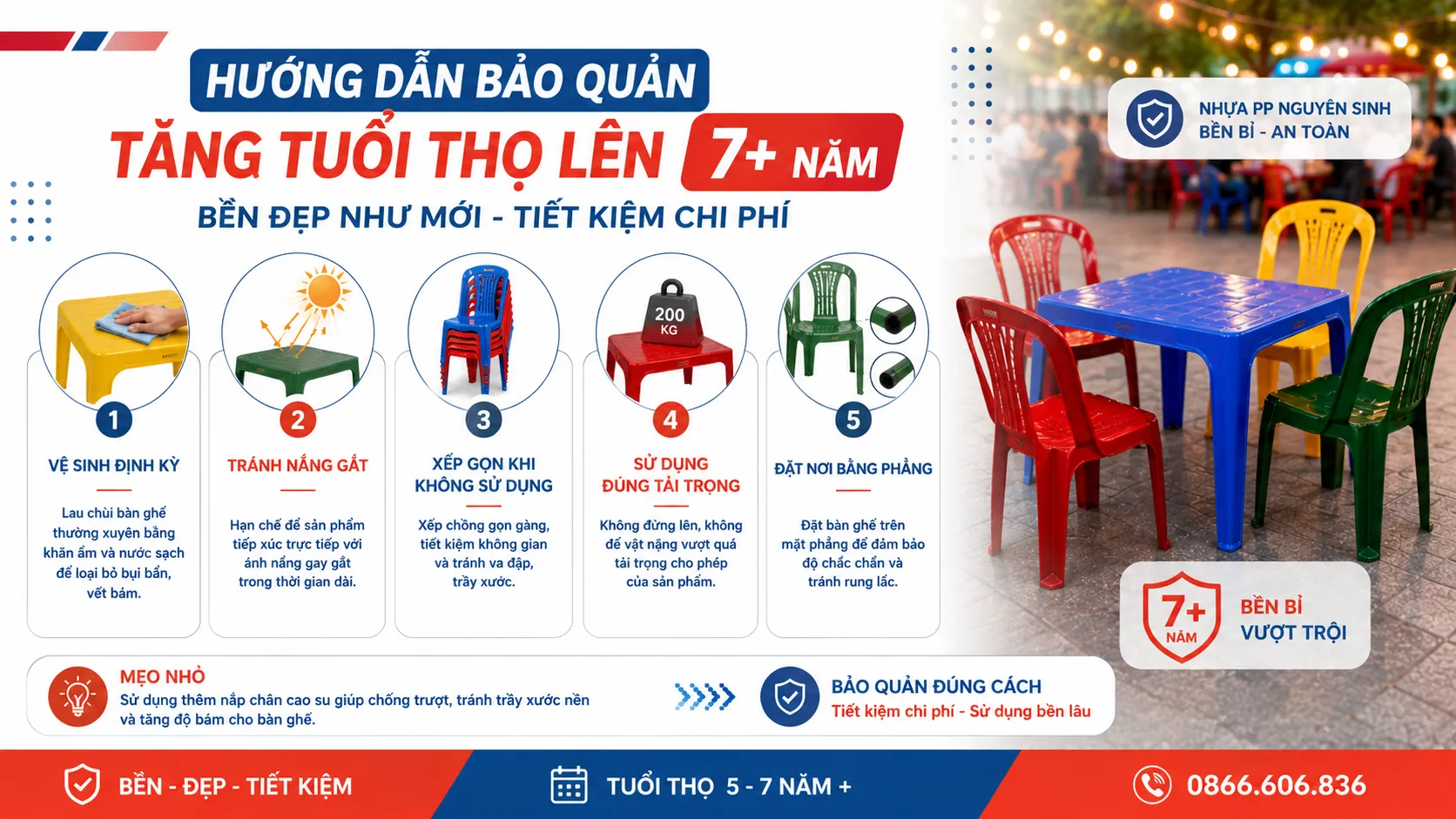 Hướng Dẫn Bảo Quản - Tăng Tuổi Thọ Lên 7+ Năm