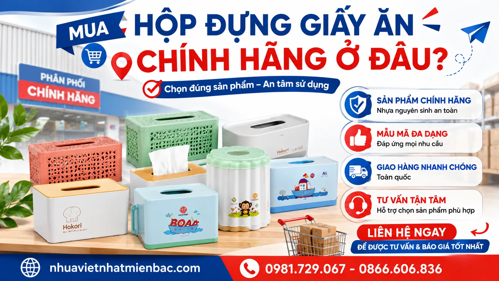 Tư Vấn Địa Chỉ Mua Hộp Đựng Giấy Ăn Chính Hãng