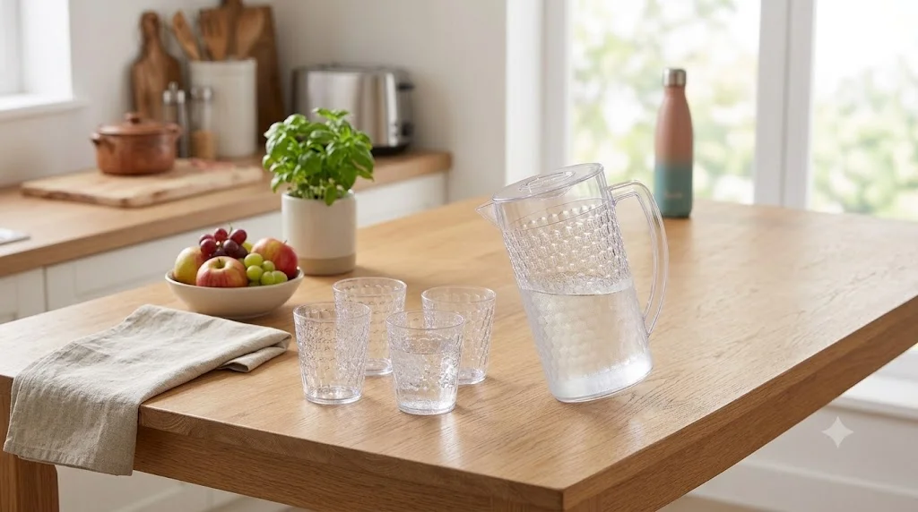 Bộ Ca Tổ Ong 1900Ml + 4 Cốc Hokori 6075-1 - Một Trong Hai Bộ Combo Đóng Sẵn Dưới Đây