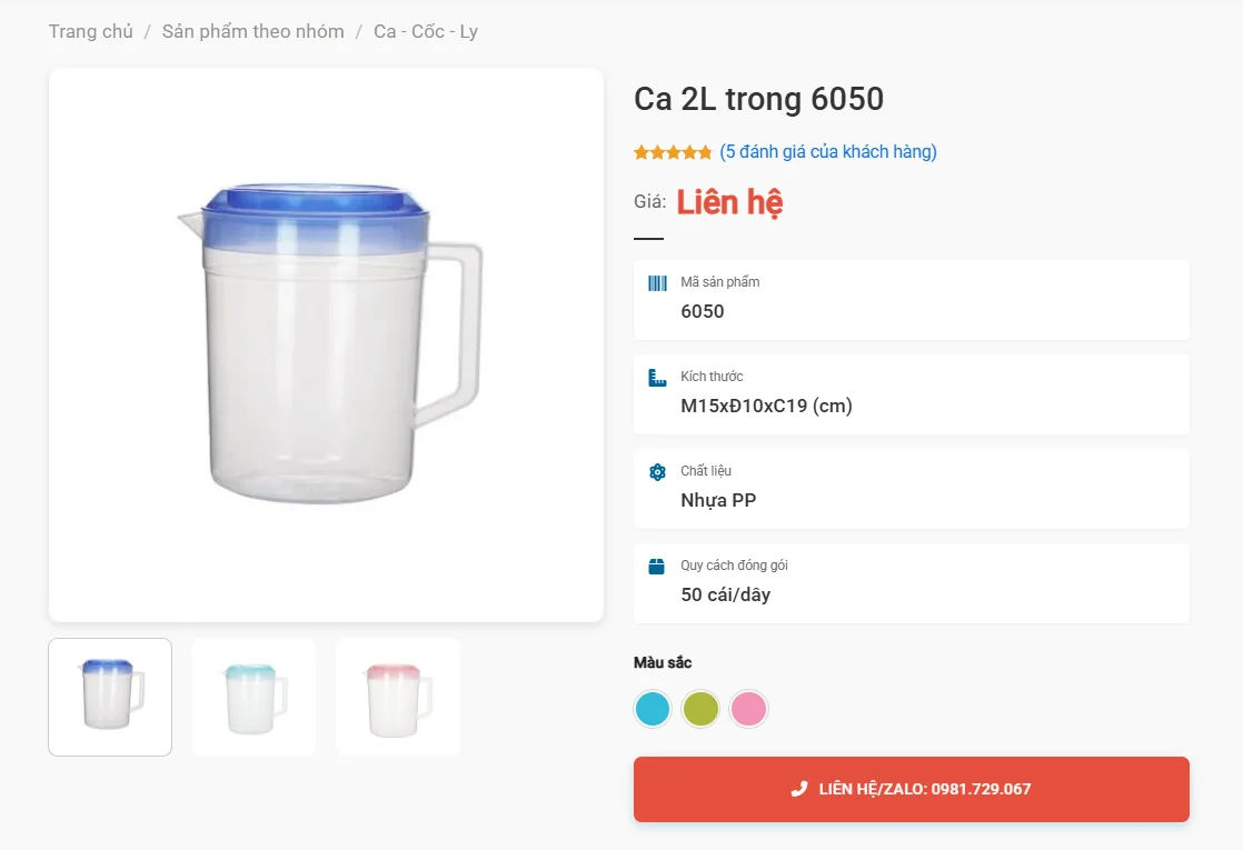 Ca 2L Trong 6050