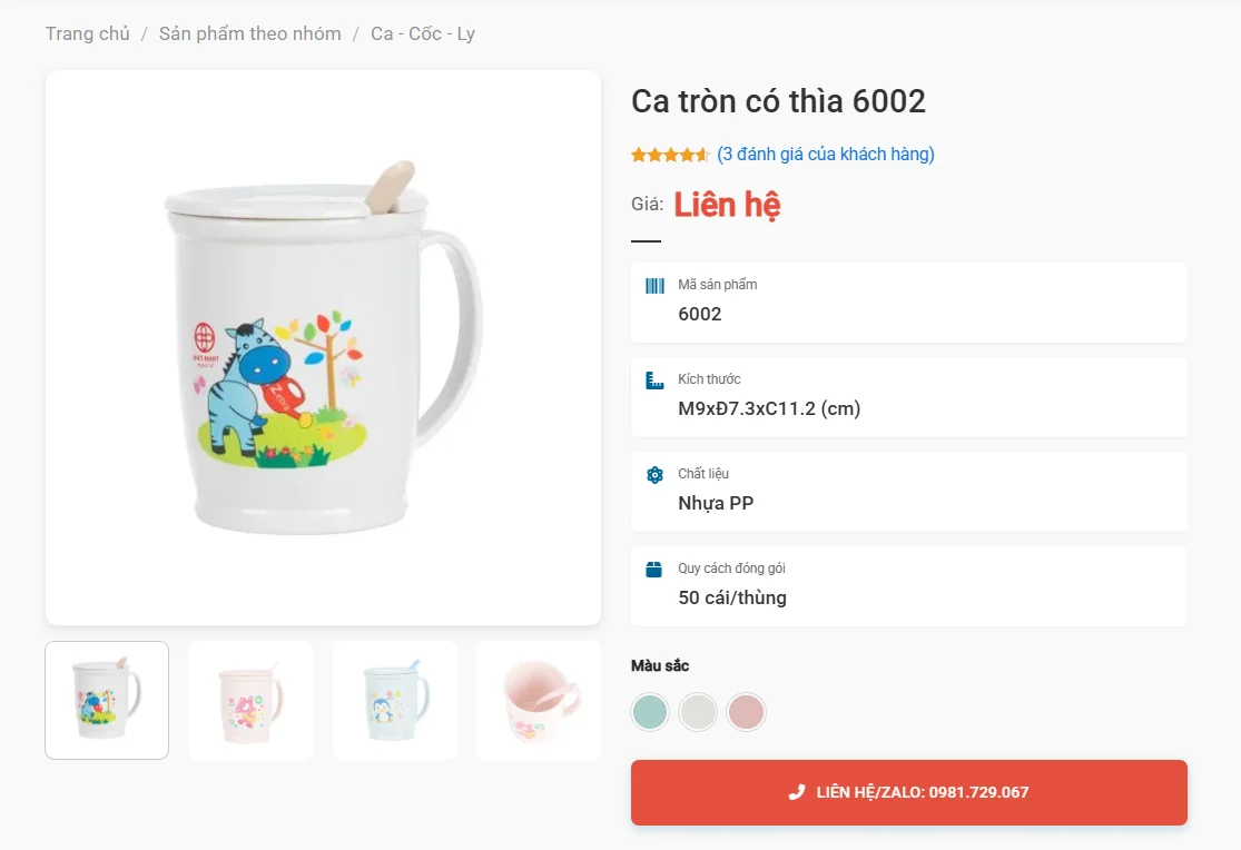 Ca Tròn Có Thìa 6002