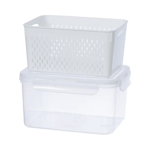 Hộp thực phẩm chữ nhật 2 lớp Thái đại Hokori 6572-3
